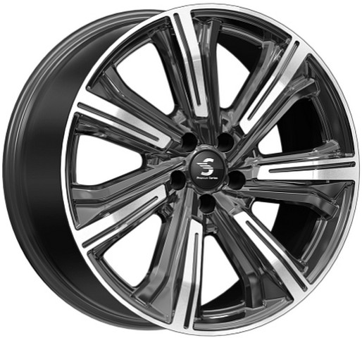 Авто диск K&K Kleemann Алмаз Черный 5x120 R20 литой черный с полировкой et41,5 d66,1