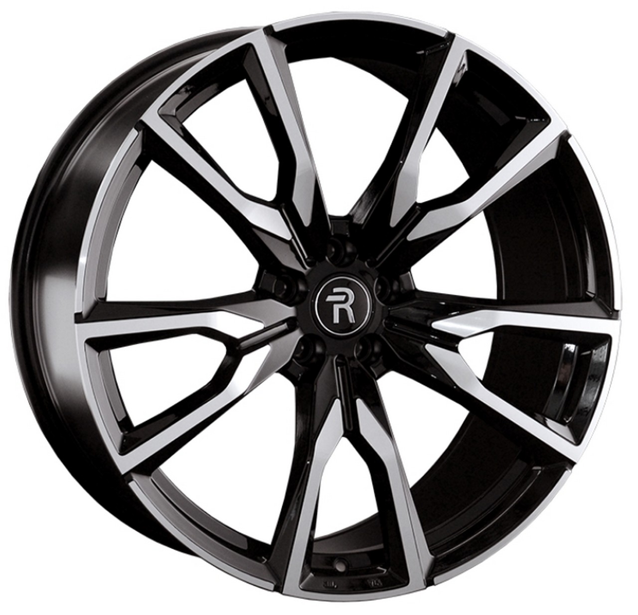 Авто диск Replay B306 5x112 R21 литой черный с полировкой et43 d66,6