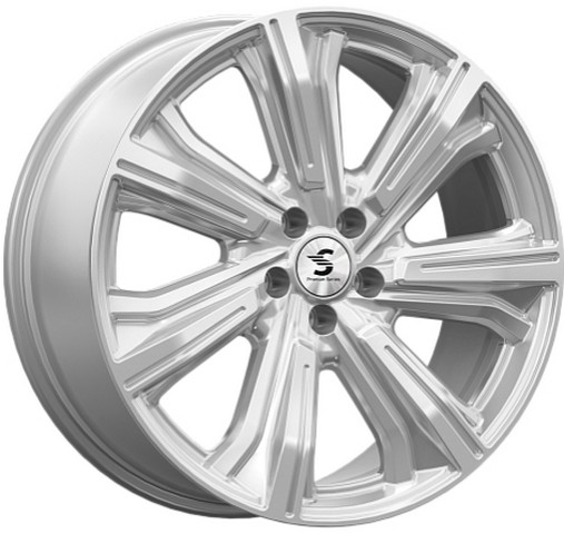 Авто диск K&K Kleemann Алмаз Сильвер 5x120 R20 литой серебристый с полировкой et47 d66,1
