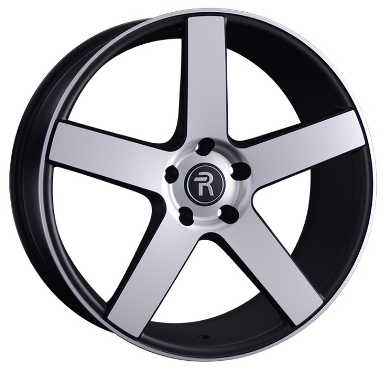 Авто диск Replay Mr152 5x130 R22 литой черный с полировкой et36 d84,1