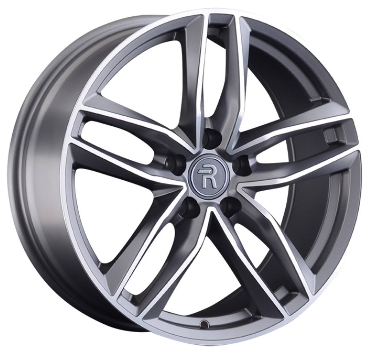 Авто диск Replay A102 5x112 R22 литой серебристый матовый c полировкой et33 d66,6