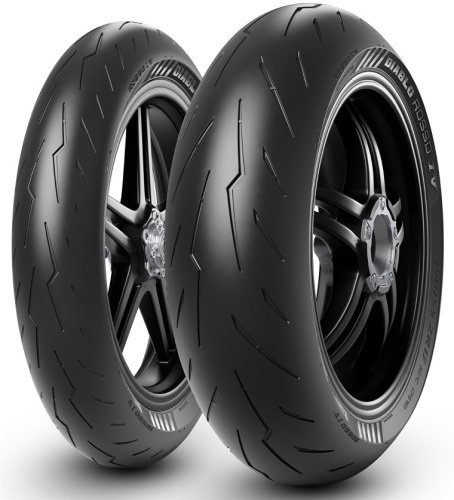 Мотошина Pirelli Diablo Rosso Iv 110/70r17 54W передняя |TL, бескамерная|